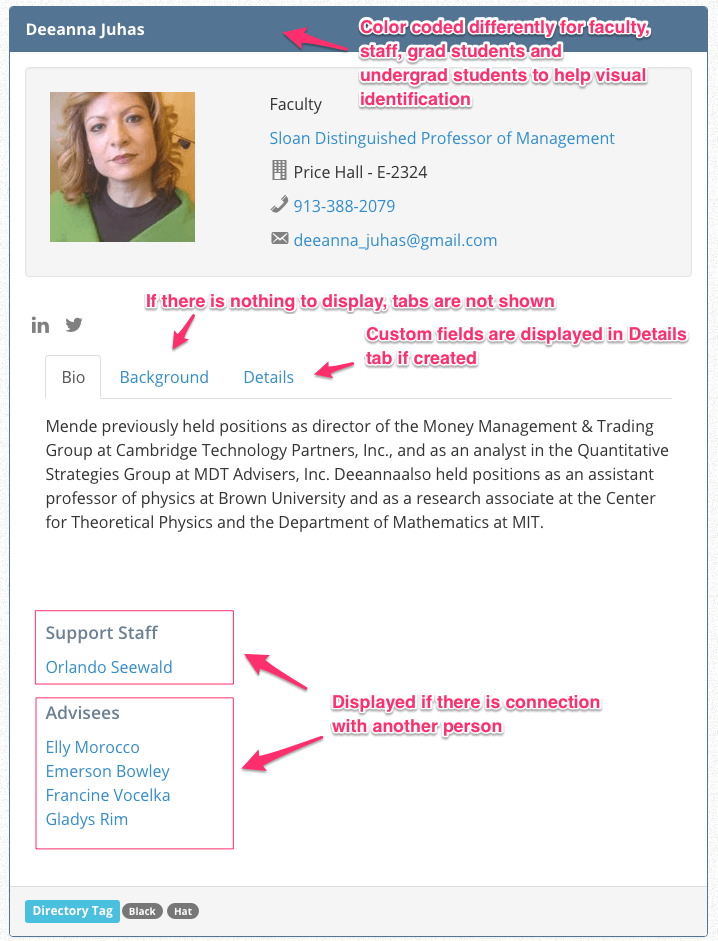 faculty staff and student directory plugin campus directory