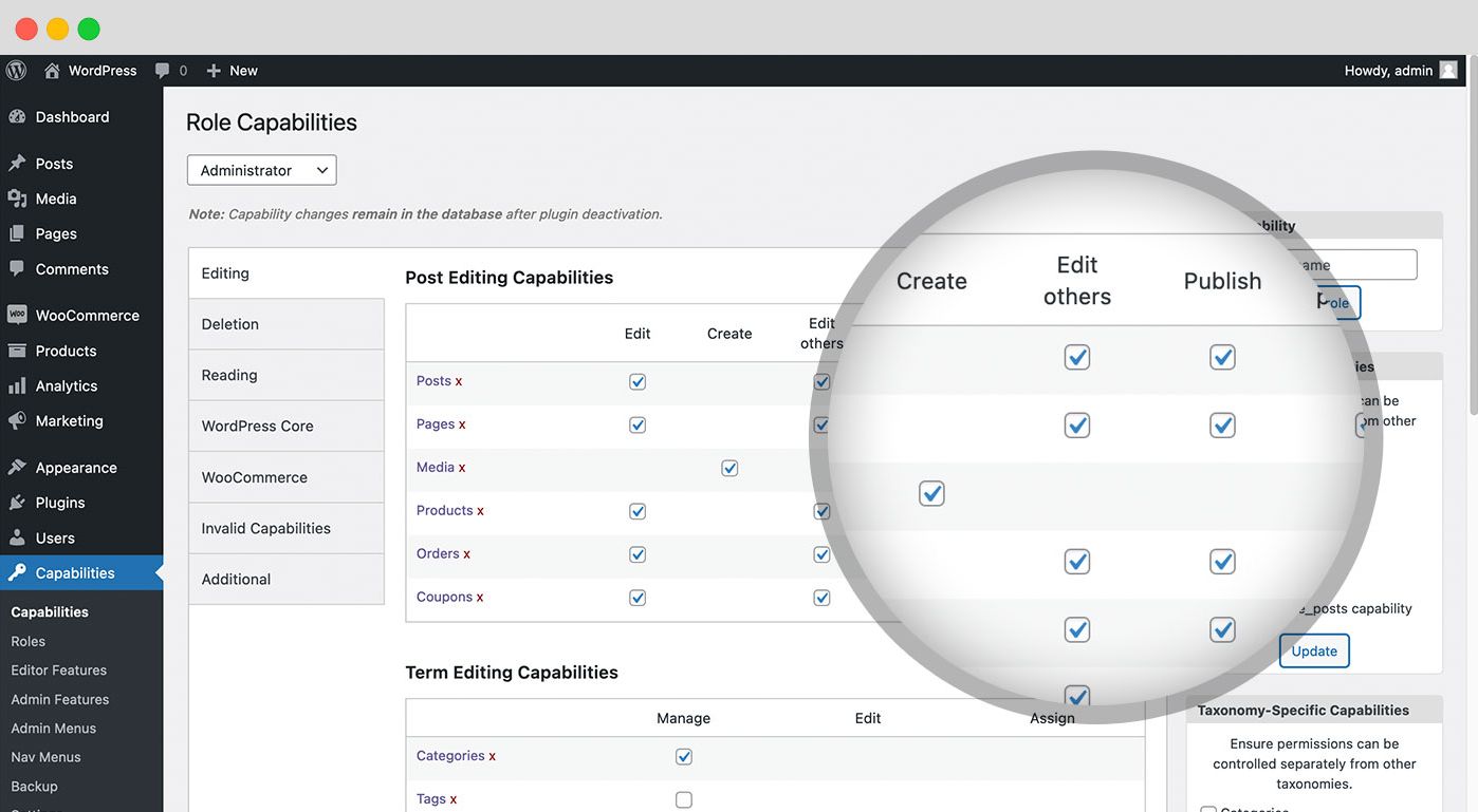 PublishPress Capabilities – User Role Editor, Access Permissions, User Capabilities, Admin Menus