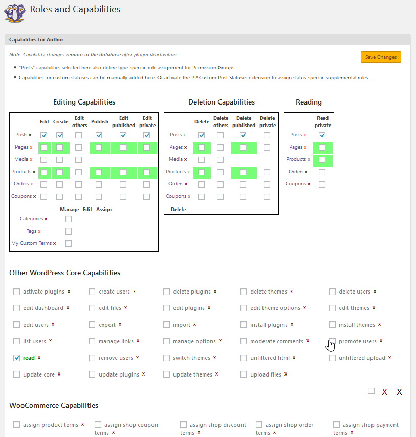 Navigation Menu Restrictions: PublishPress Capabilities enables you to restrict access to navigation menus by roles, logged in and logged out users.