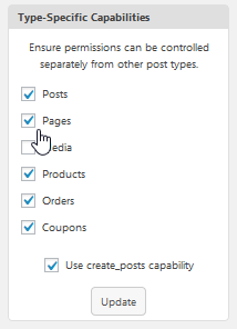 Custom Statuses: With Capabilities Pro, you can decide which user roles are able to send posts to each status.