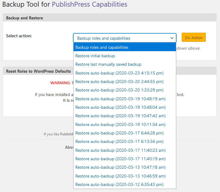 Media Library Permissions: PublishPress Capabilities enables you to decide who can upload, edit and delete files from your site’s Media Library.