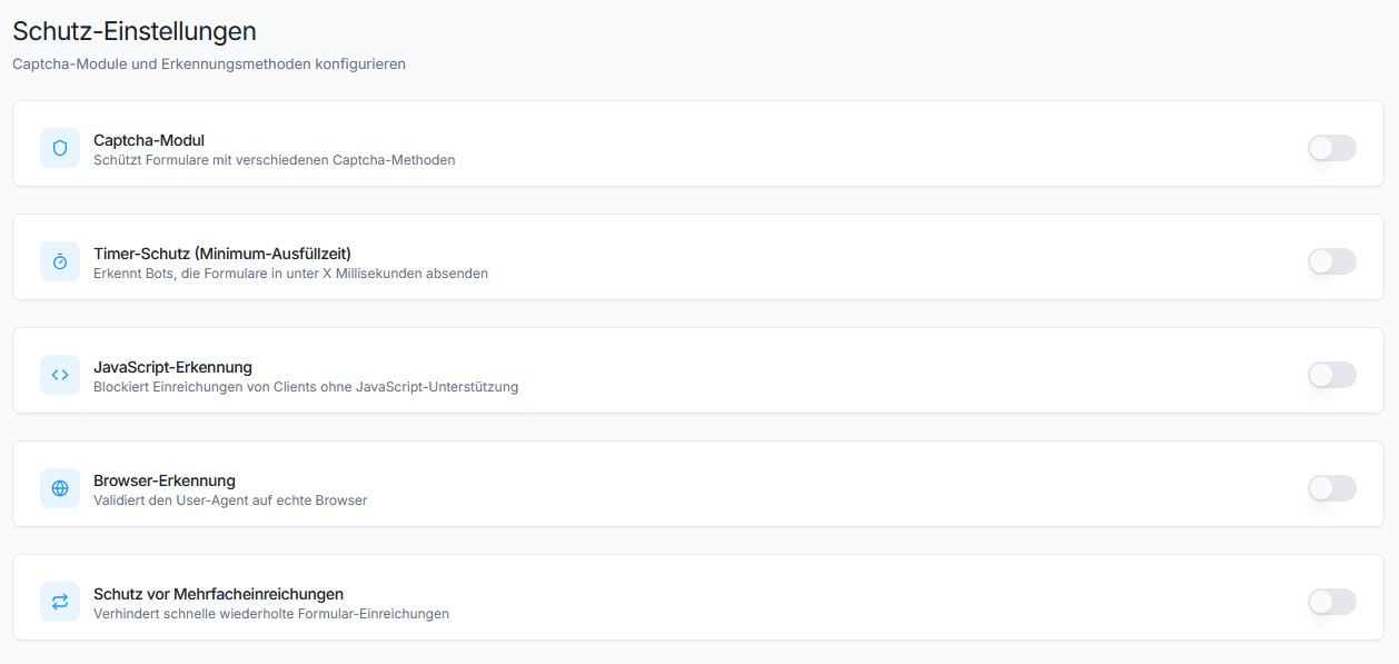 Spam protection in comments