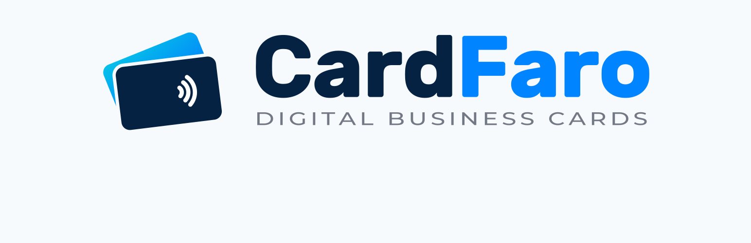 WordPress 外掛 CardFaro – Digital Business Cards · NFC & QR 的封面圖片