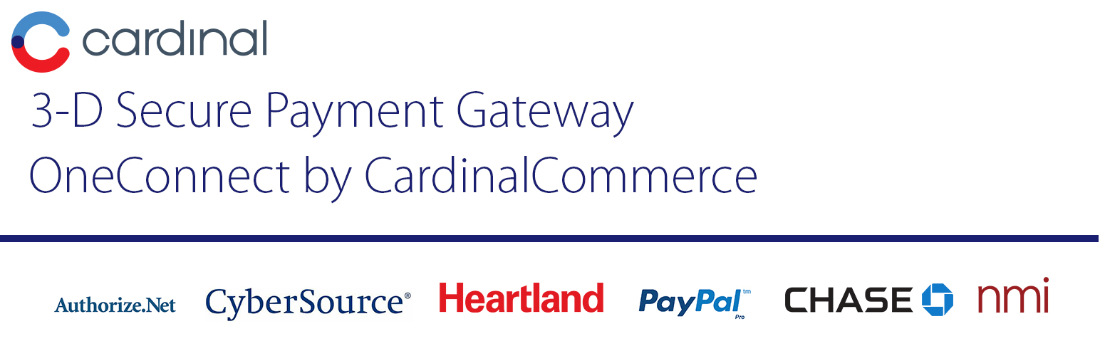 3-D Secure Payment Gateway by CardinalCommerce