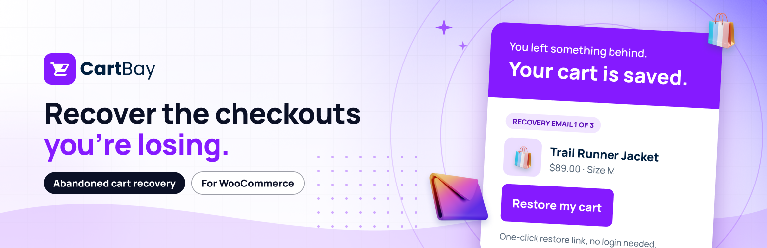 CartBay – Abandoned Cart Recovery for WooCommerce preview