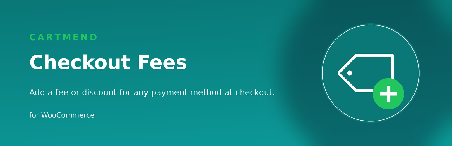 CartMend Checkout Fees & COD Surcharge for WooCommerce