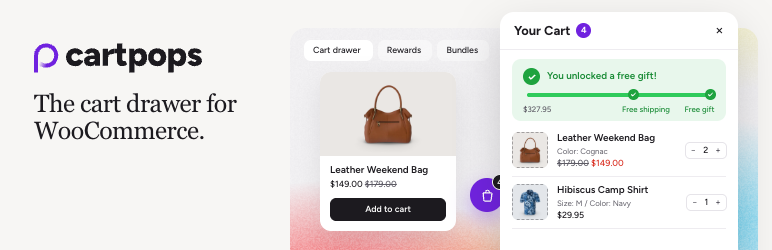 CartPops – WooCommerce Side Cart, Cart Drawer & Cart Popup