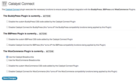 Catalyst Connect executes it's functionality automatically based on which Plugins are currently active.