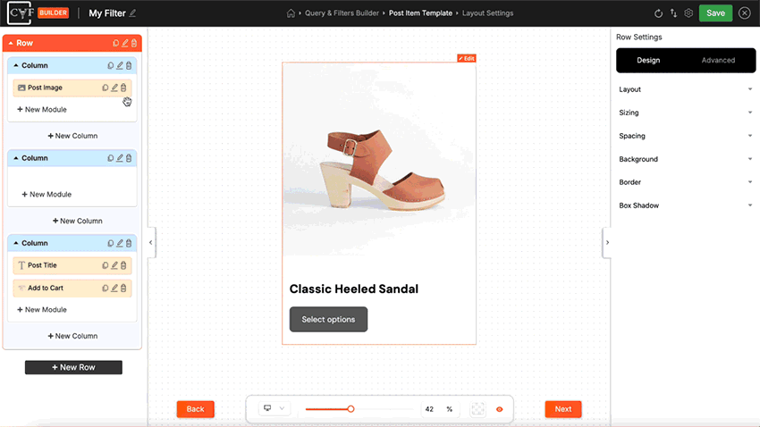 Customize Post/Product Items: Add and style individual post modules like price, title, image, author, date, add to cart and more.