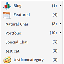 Category and Subcategory list widget Icon
