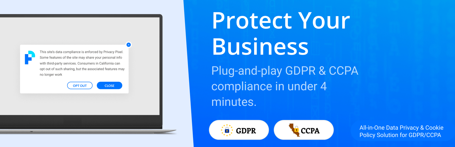 All-in-One Data Privacy & Cookie Policy Solution for GDPR/CCPA