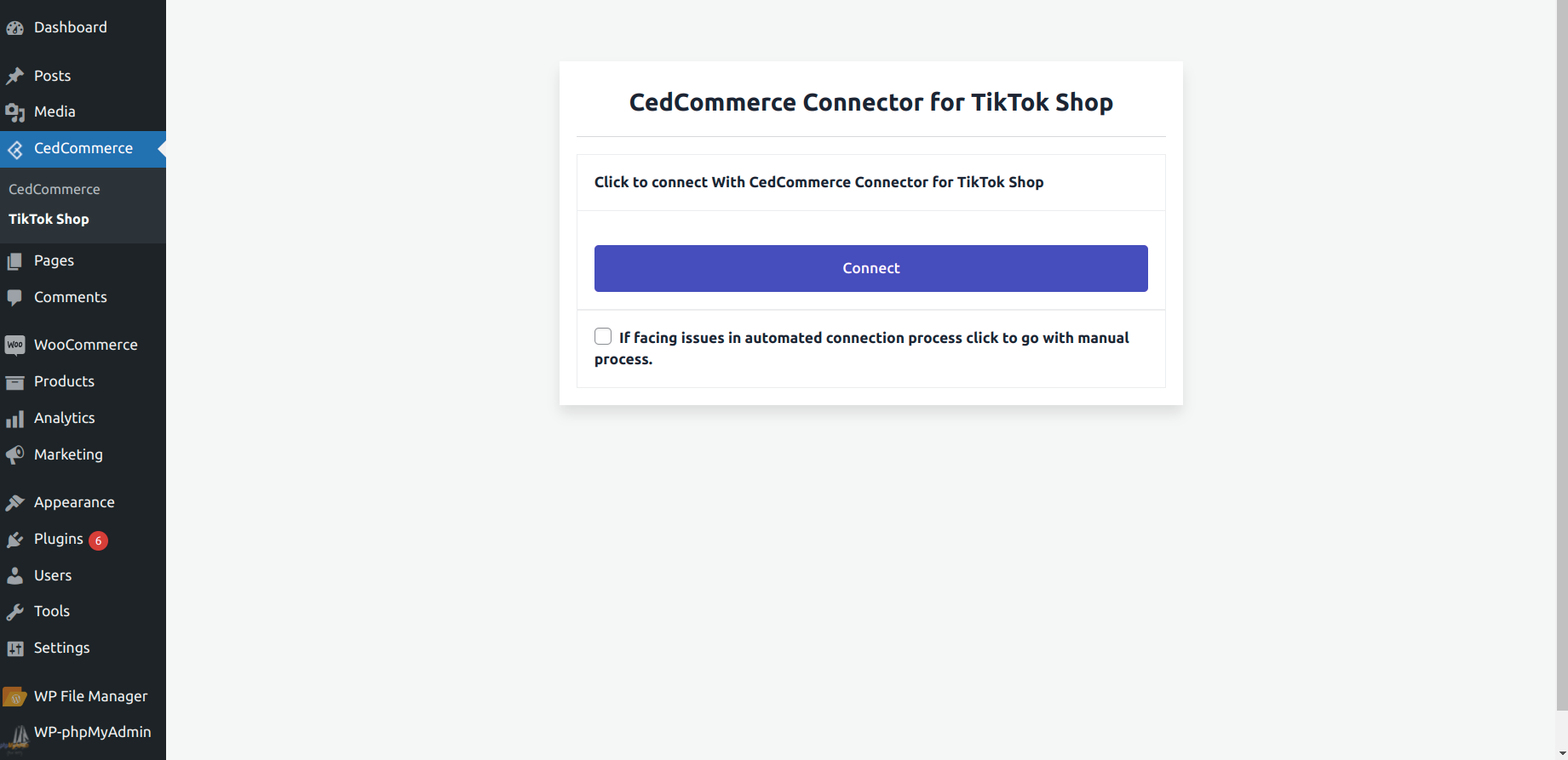 CedCommerce Connector for TikTok Shop