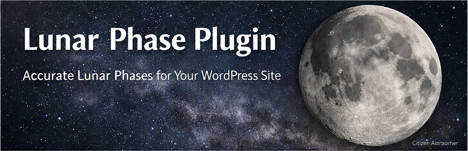 Celestial Lunar Phase Widget