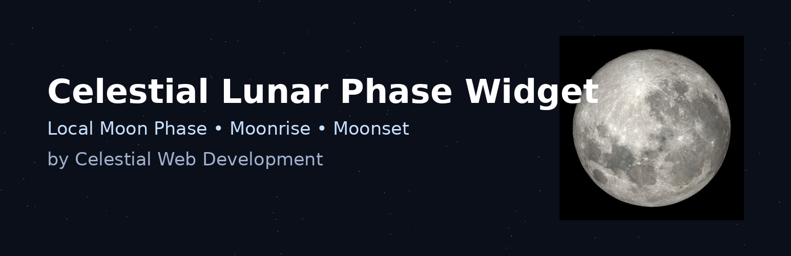 Celestial Lunar Phase Widget