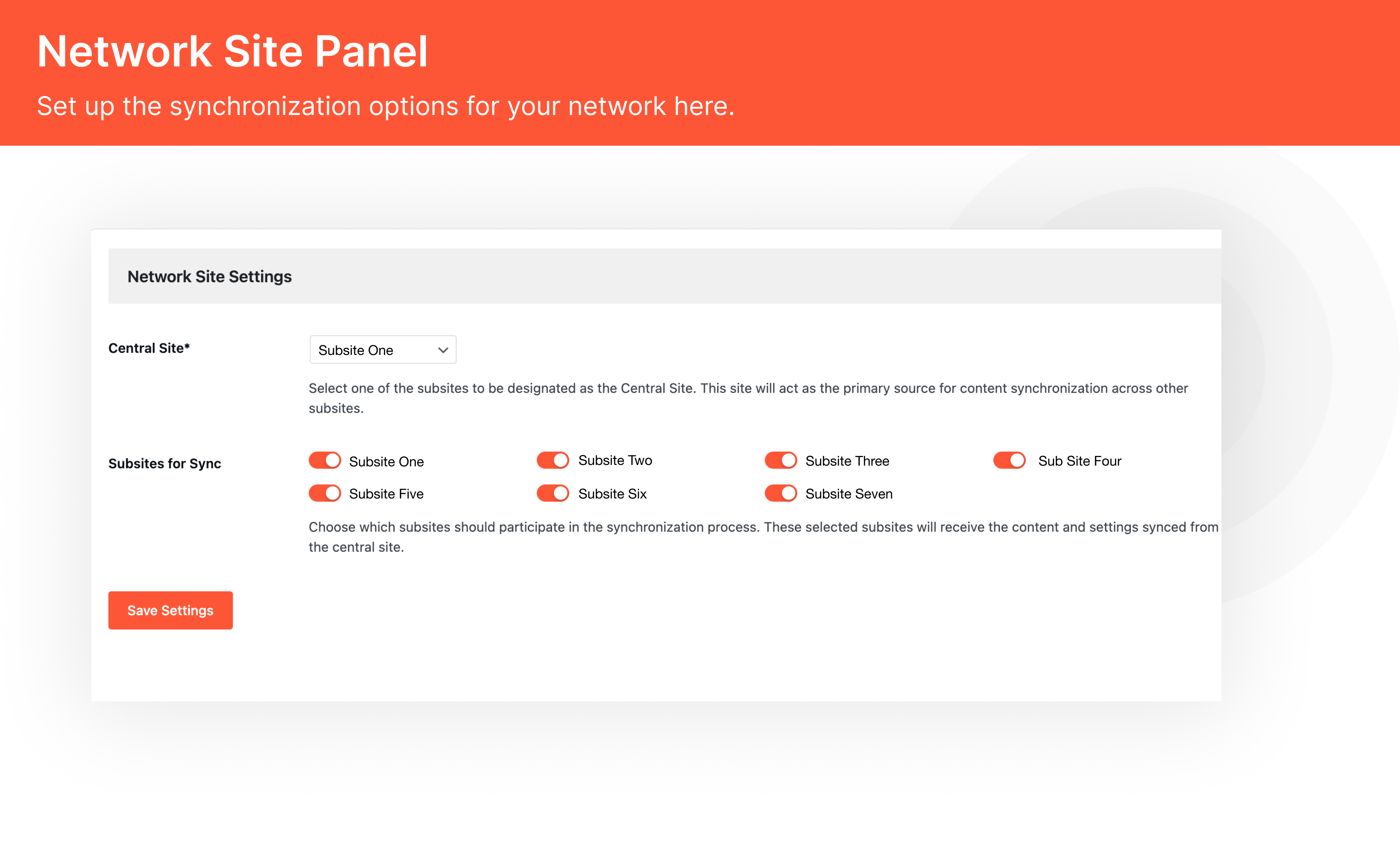 Centralized Content Management for WordPress Multisite Networks - Screenshot 1