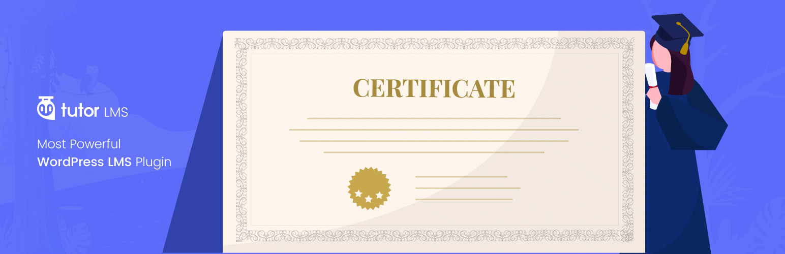 Certificate customizer for Tutor LMS
