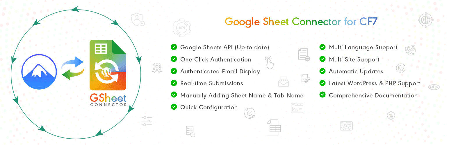 GSheetConnector for CF7 – Connect Contact Form 7 to Google Sheets and Send Form Submissions in Real Time