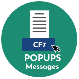 Popups &#8211; Submission Messages For Contact Form 7 Icon