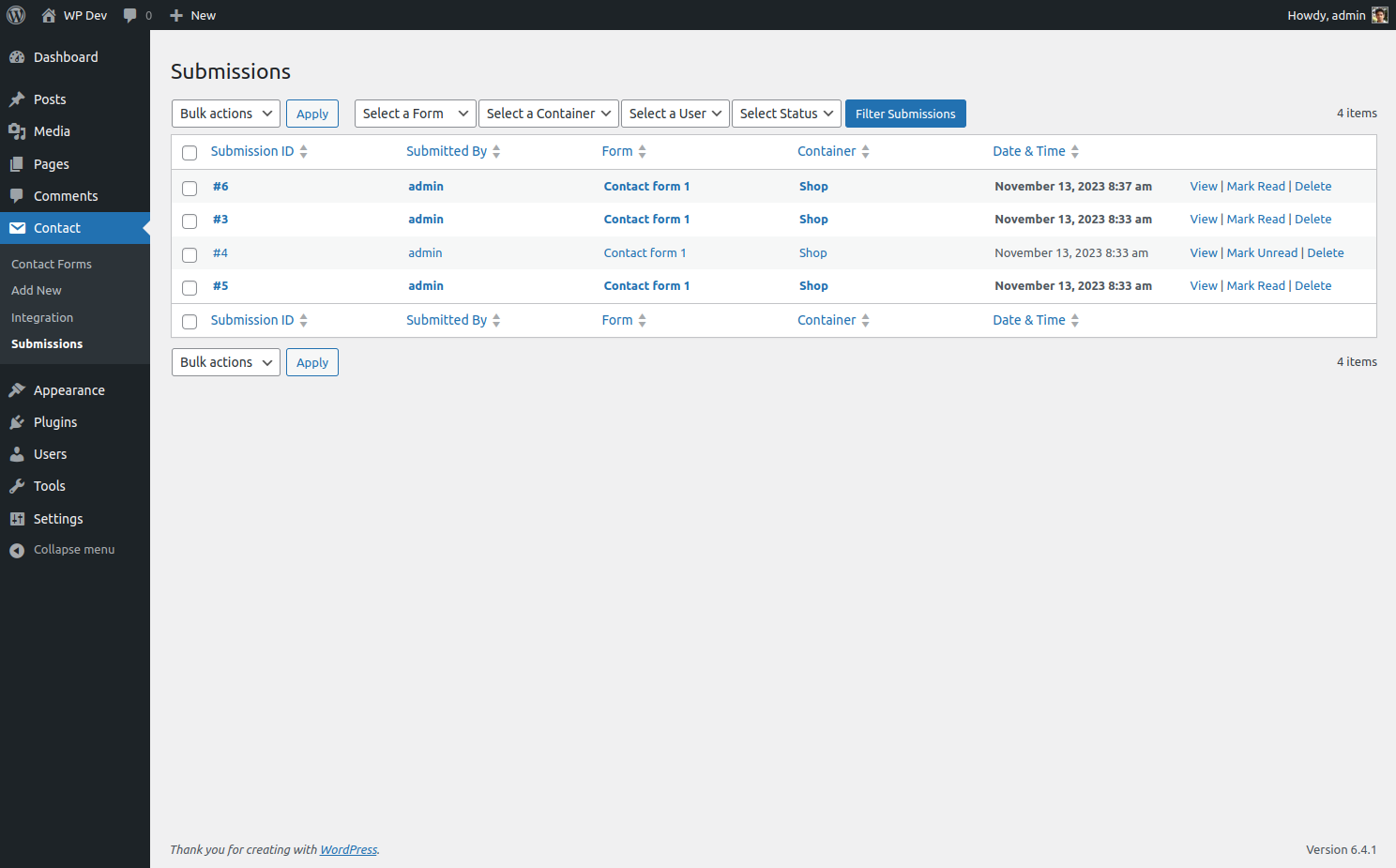 CF7 Submissions – Securely Store Contact Form 7 Data and Attachments, Reply to the Sender and more