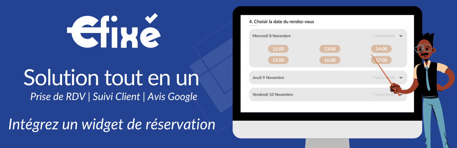 Cfixé Booking Widget