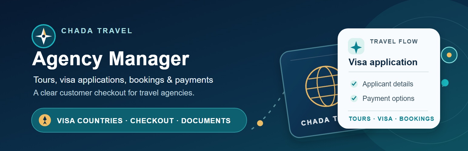 Chada Travel – Agency Manager