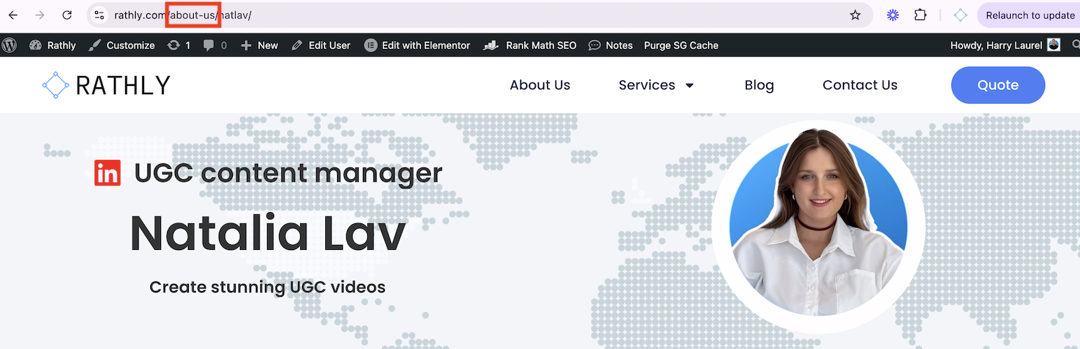 Change Author Base