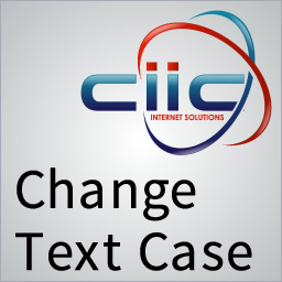 Change Text Case