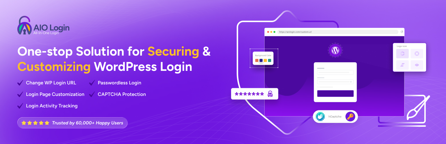All In One Login — WP Admin Login Page Security and Customization with Google reCAPTCHA, Social Login, Limit Login Attempt, 2FA, and more.