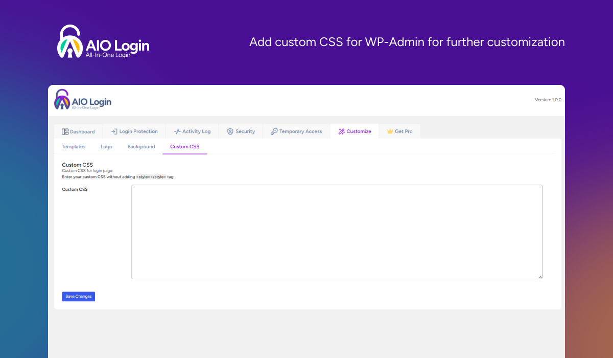 Add custom CSS for WP-Admin for further customization