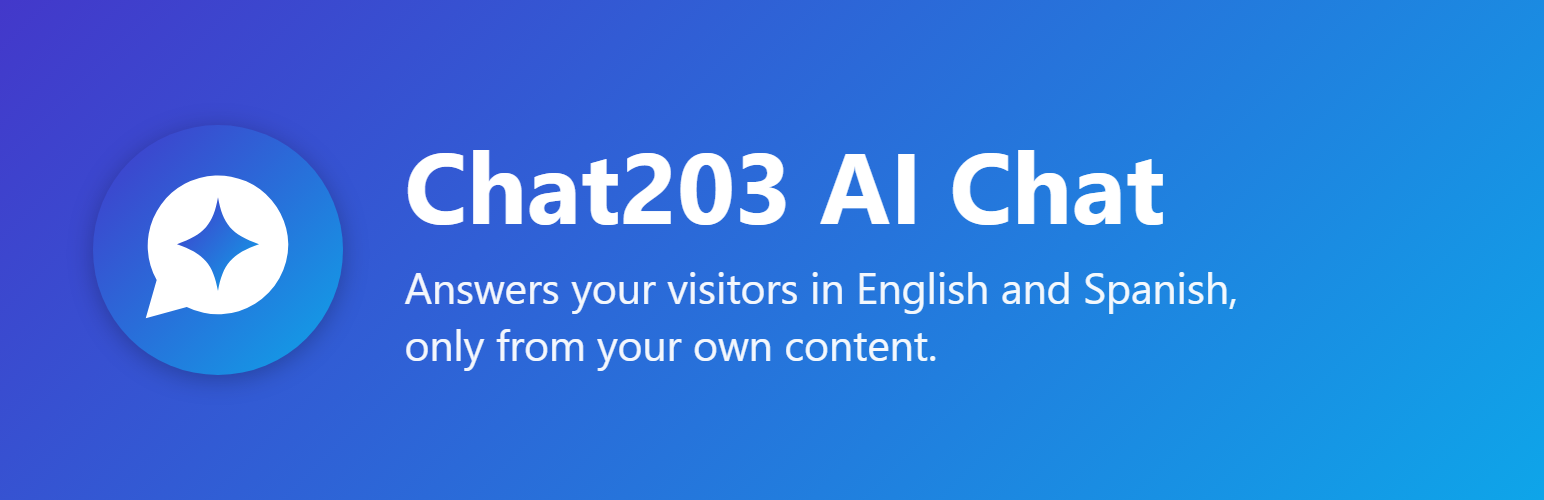 WordPress 外掛 Chat203 AI Chat 的封面圖片