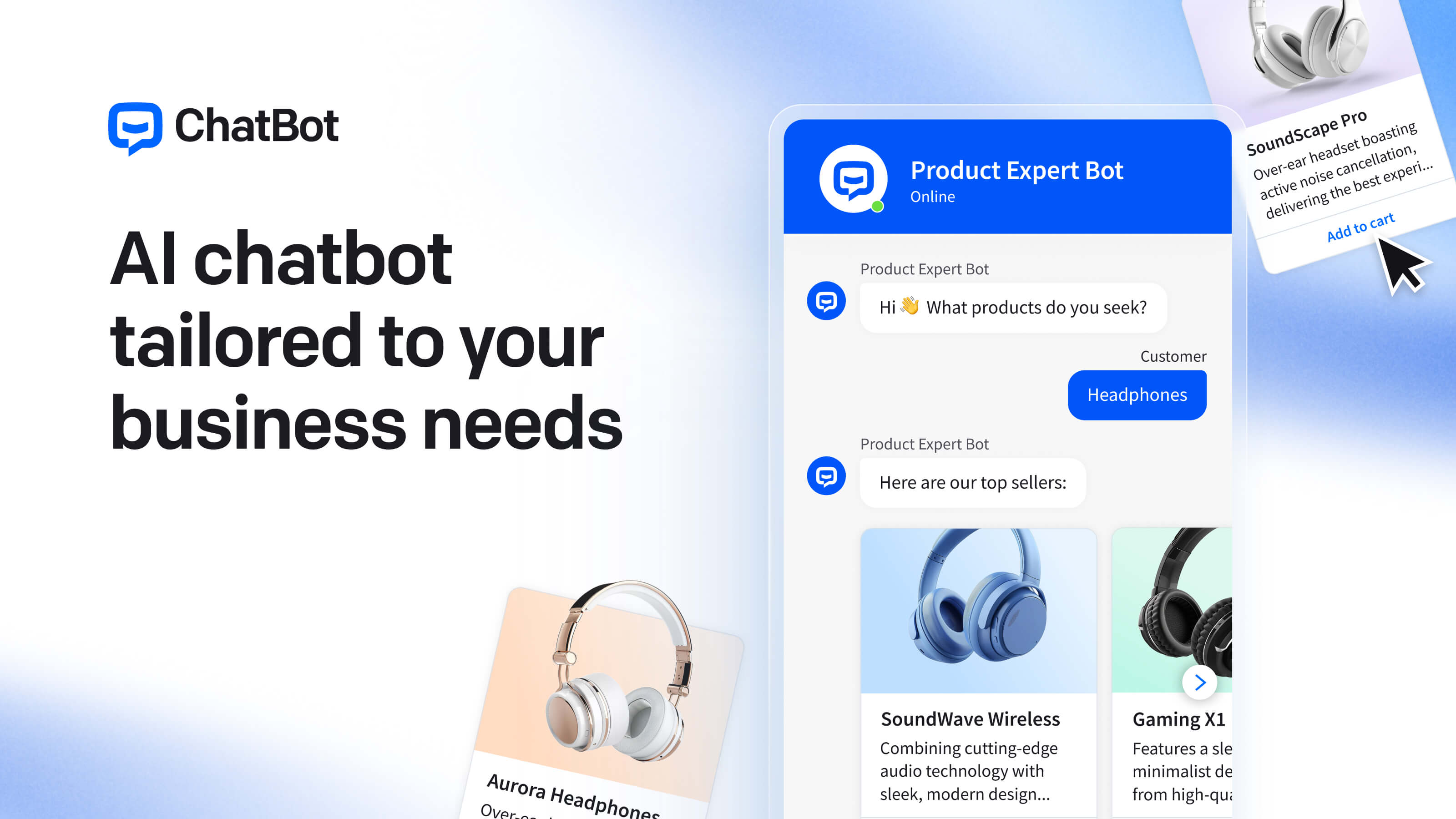 Transform your customer experience with AI chatbots.