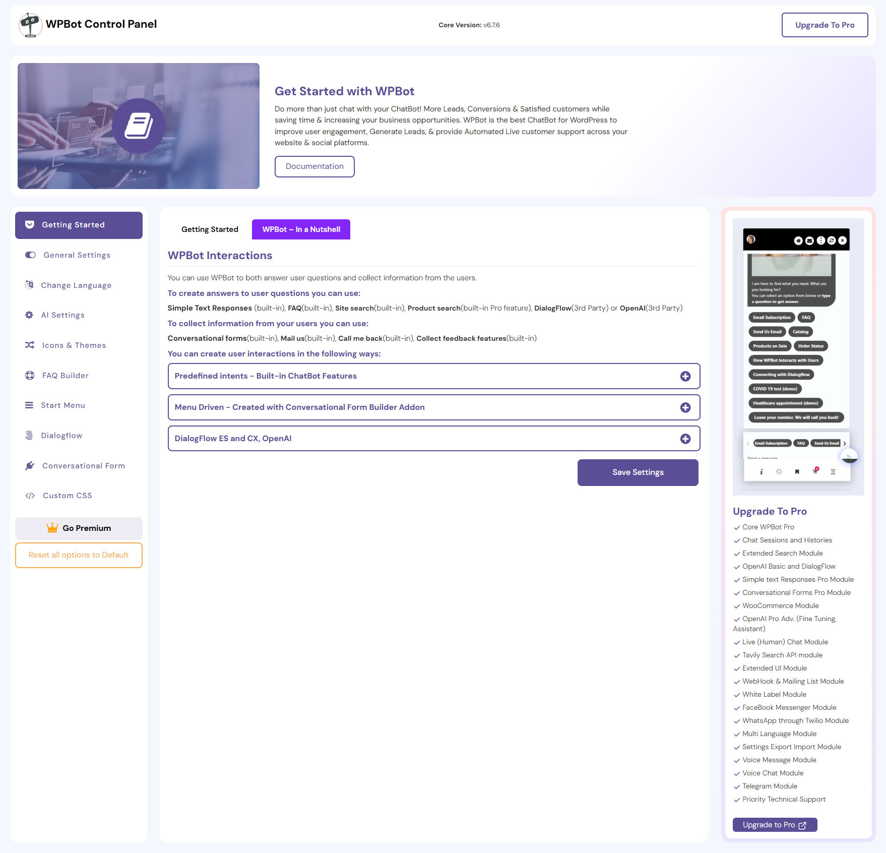 AI ChatBot for WordPress – WPBot