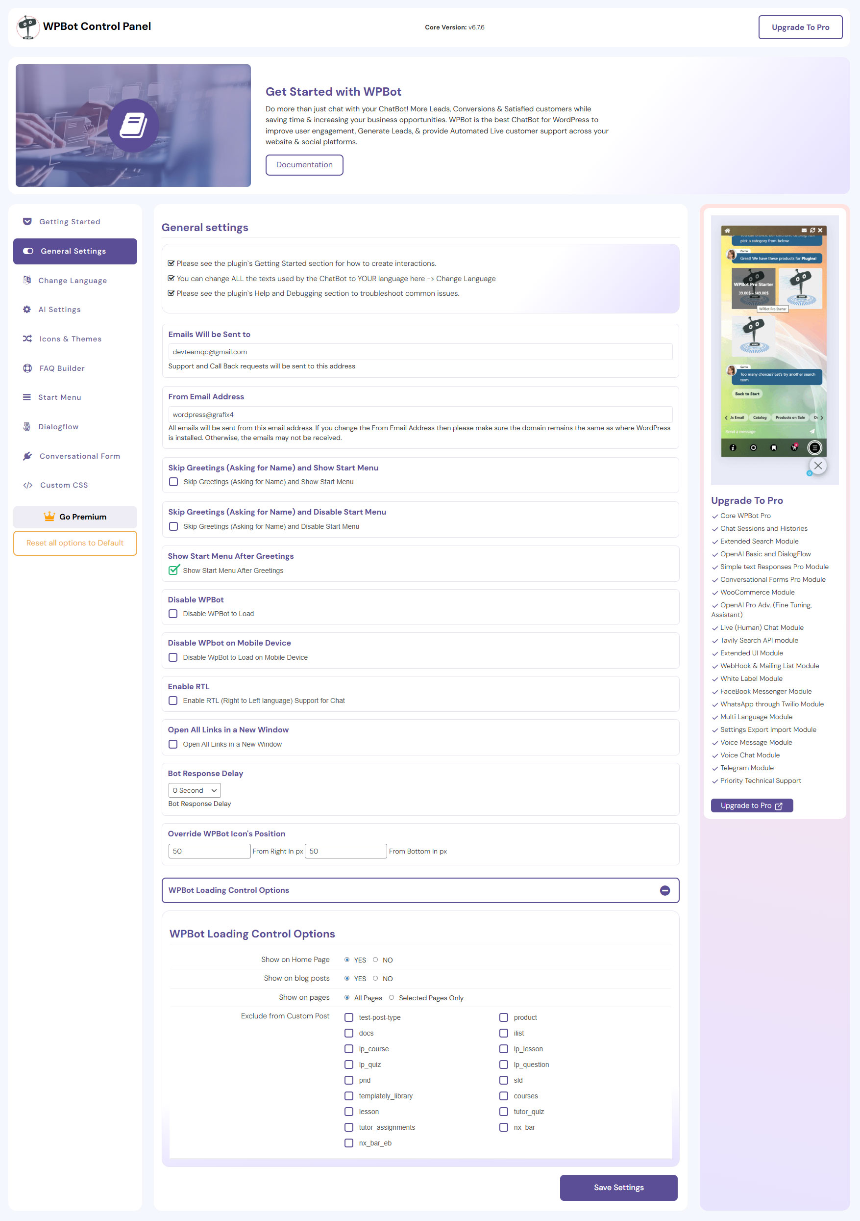 WPBot window Template 3