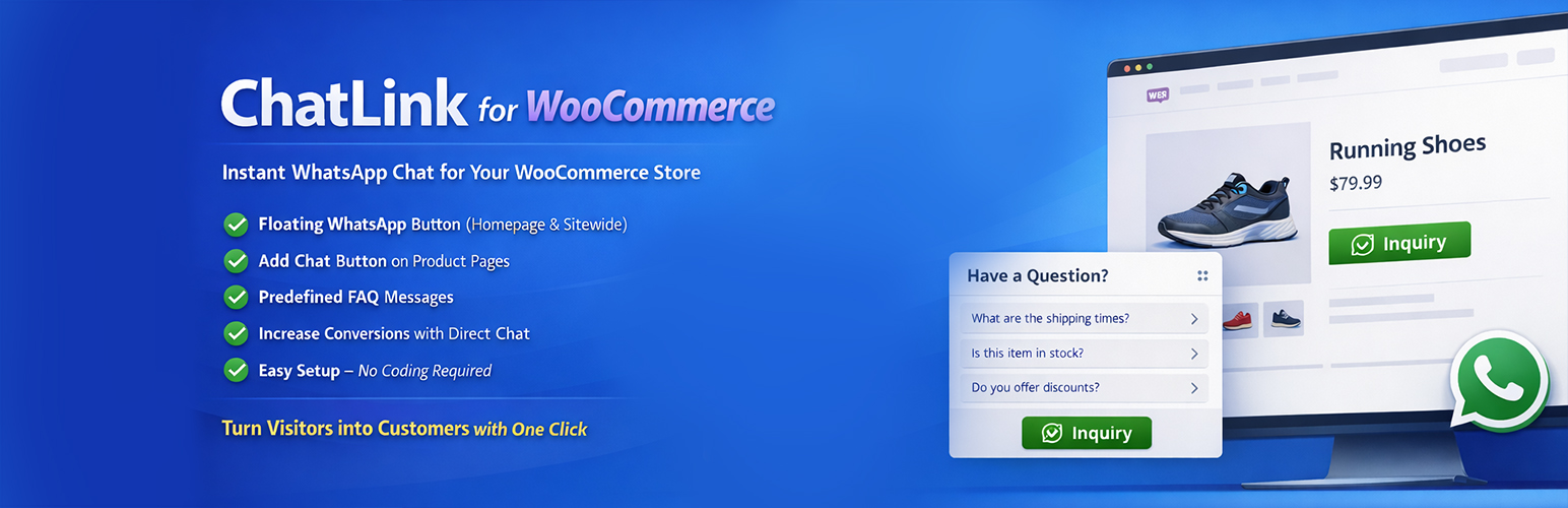 ChatLink for WooCommerce