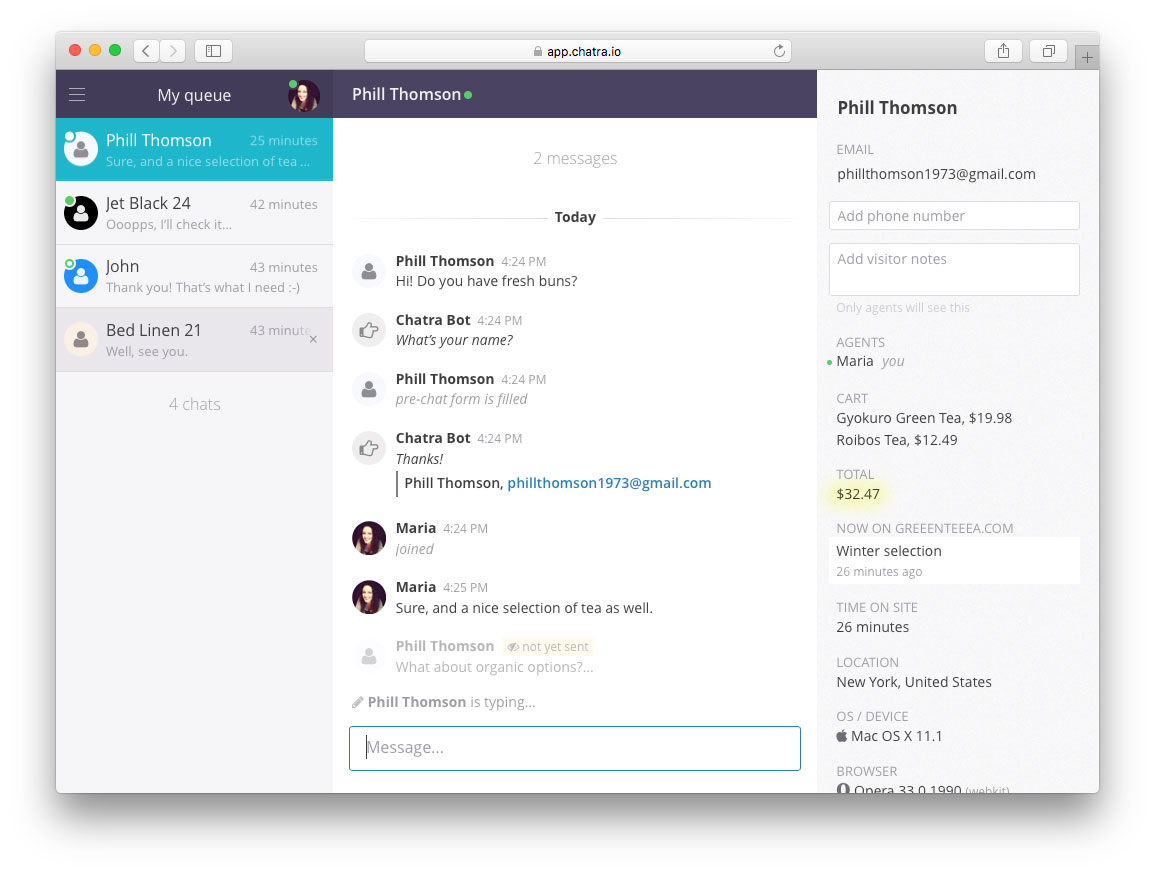 Chatra Live Chat