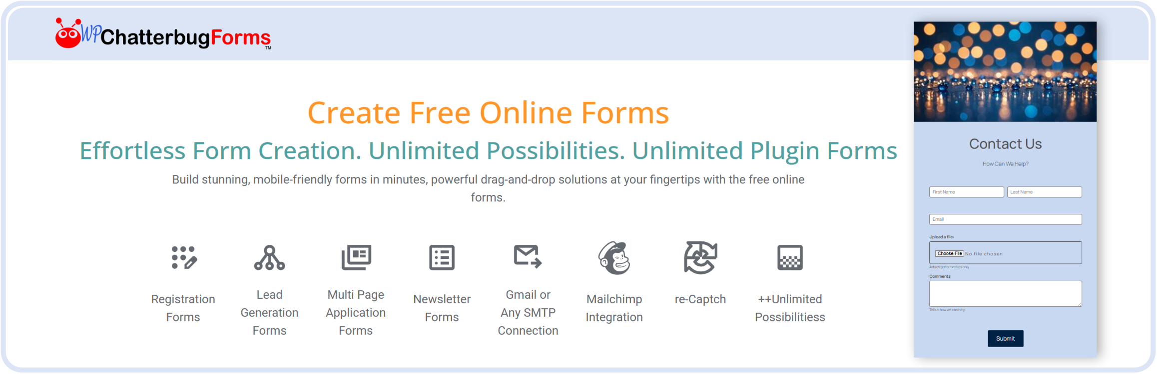 Chatterbug Forms – Fast, Flexible WordPress Form Builder