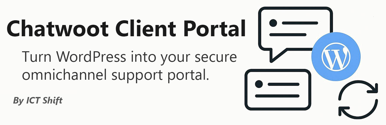 Chatwoot Client Portal by ICT Shift