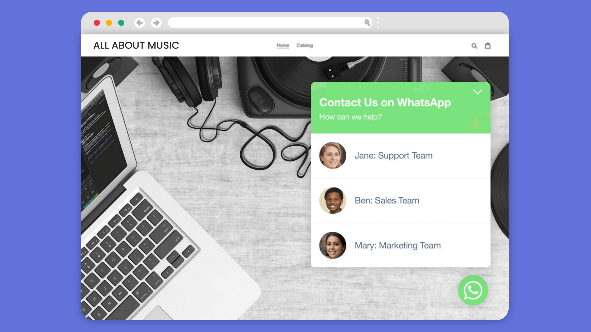 Add chat agents for your chat channels like WhatsApp, Facebook Messenger, and more