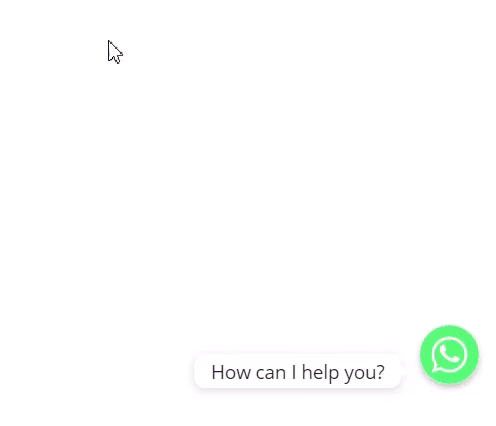 You can use the WhatsApp chat pop up