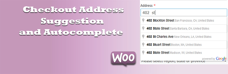 Checkout Address Suggestion And Autocomplete For Woocommerce