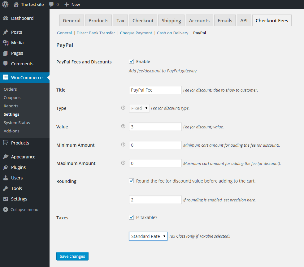 Payment Gateway Based Fees and Discounts for WooCommerce