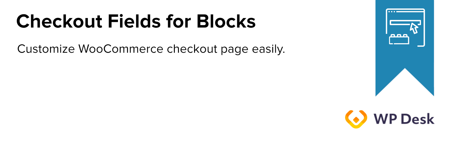 WordPress 外掛 Checkout Fields for Blocks 的封面圖片。
