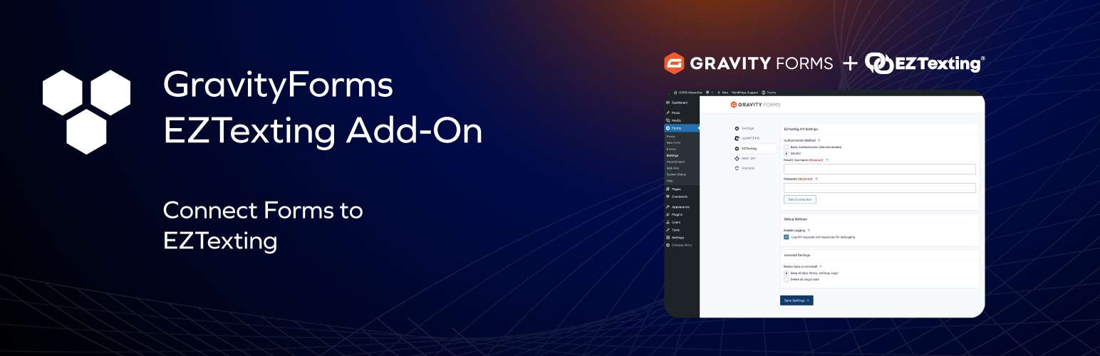 WordPress 外掛 CHRS EZTexting Sync for Gravity Forms 的封面圖片。