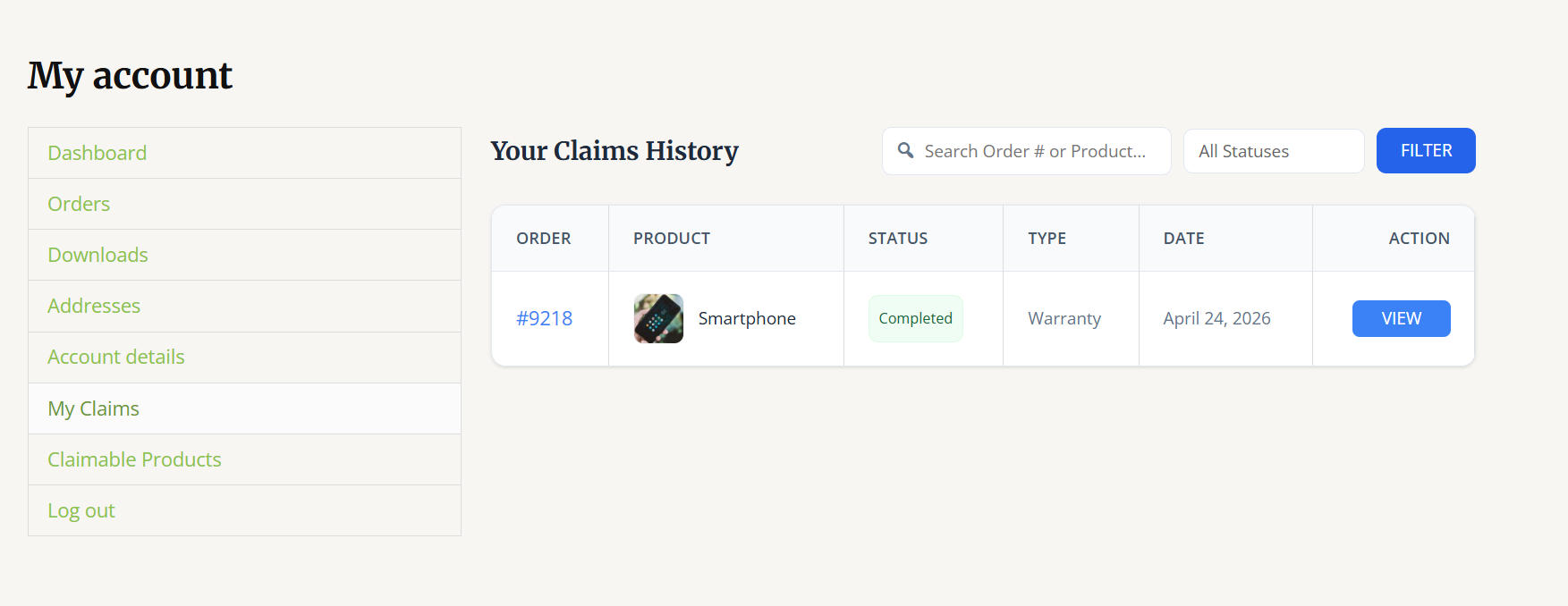 ClaimPress – Warranty, Return, Refund &amp; Exchange for WooCommerce