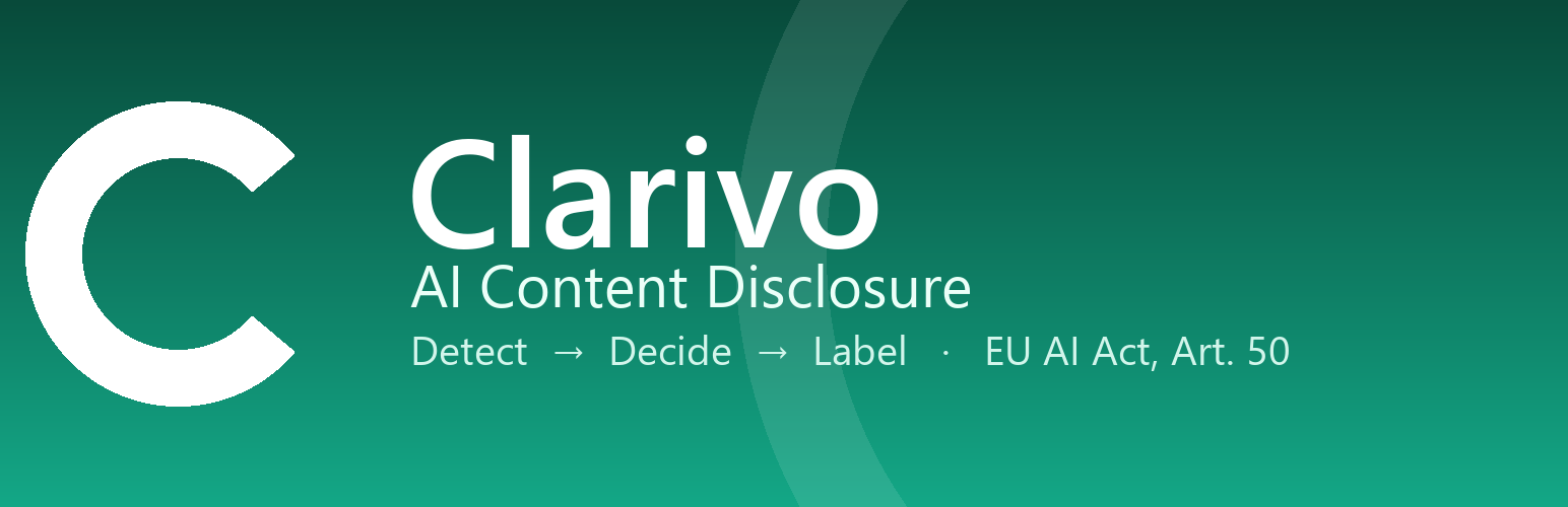 Clarivo – AI Content Disclosure
