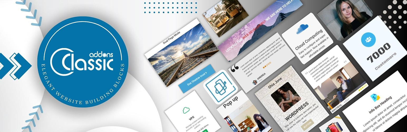 WordPress 外掛 Classic Addons – WPBakery Page Builder 的封面圖片。