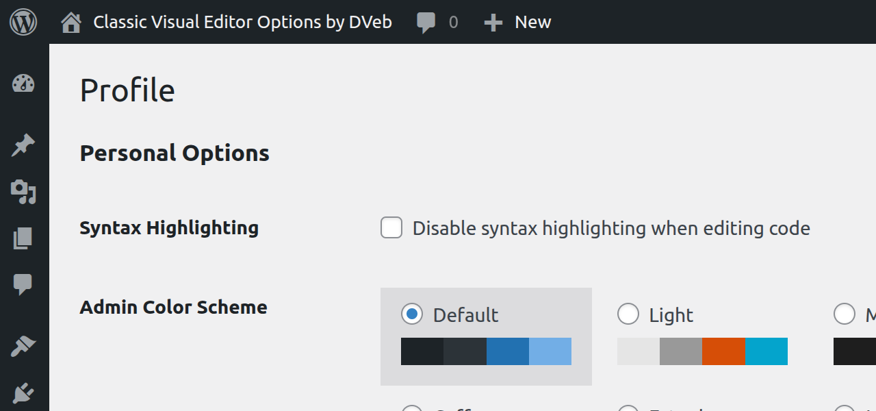 Legacy versions of WordPress where the checkbox was removed.
