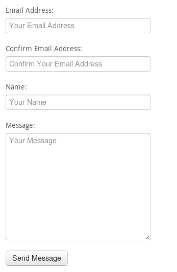 Contact Form Without reCAPTCHA