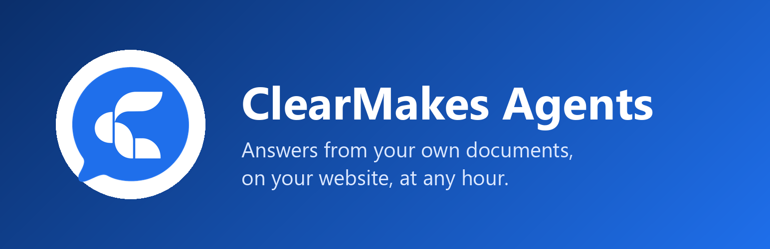 WordPress 外掛 ClearMakes Agents 的封面圖片