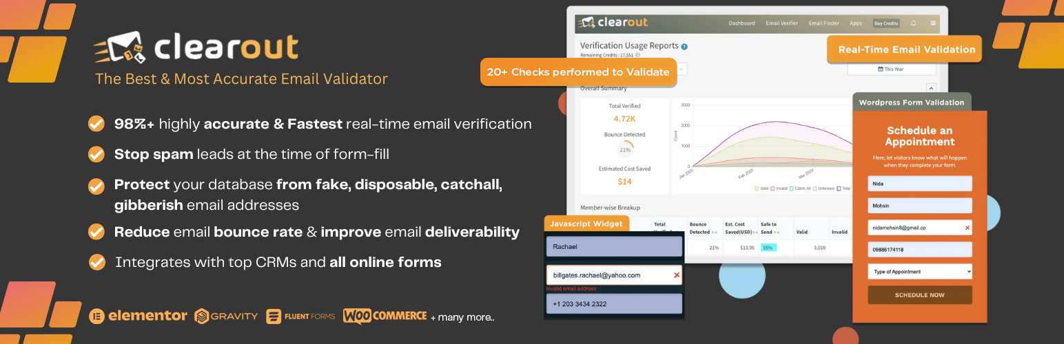 Clearout Email Validator – Real-Time Email Verification on WordPress Forms